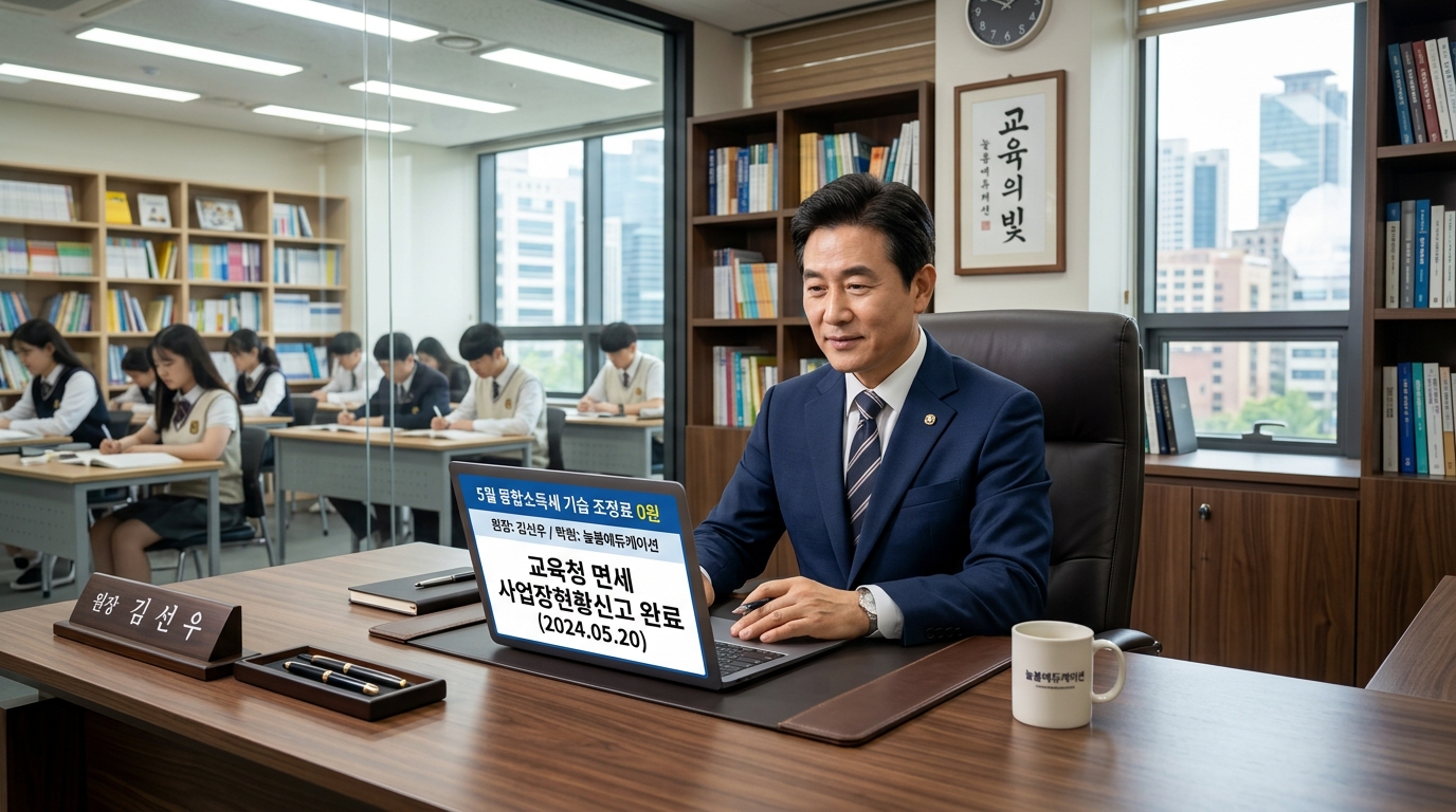 기습 조정료와 세무 기장 현실 고발 (AI 생성 이미지)